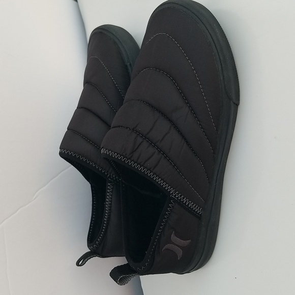 Hurley Black Puff Kayo Chukka Quilted Slip-On Shoes 7M - Picture 3 of 8